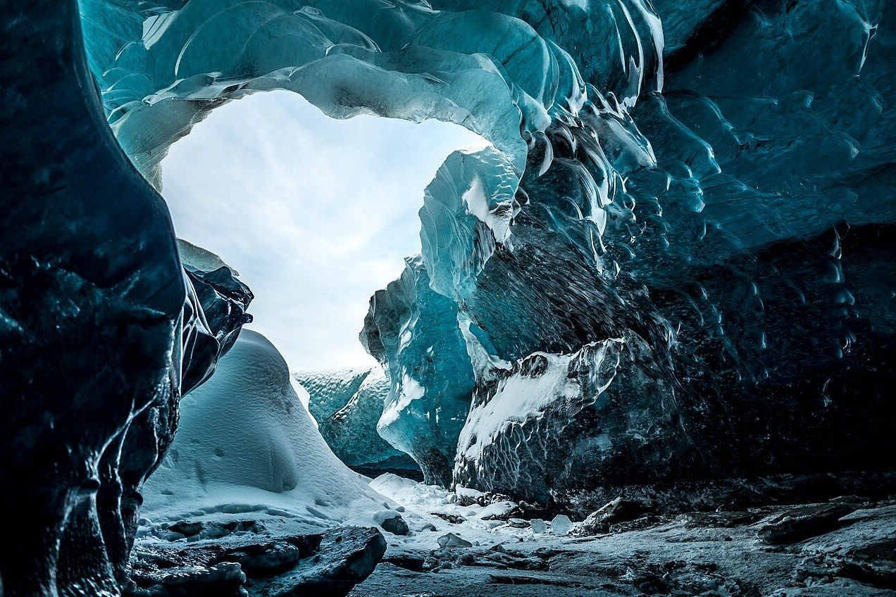 La grotta di ghiaccio, Islanda