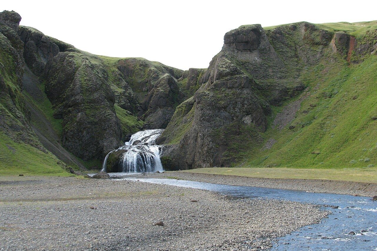 Stjórnarfoss, Islanda